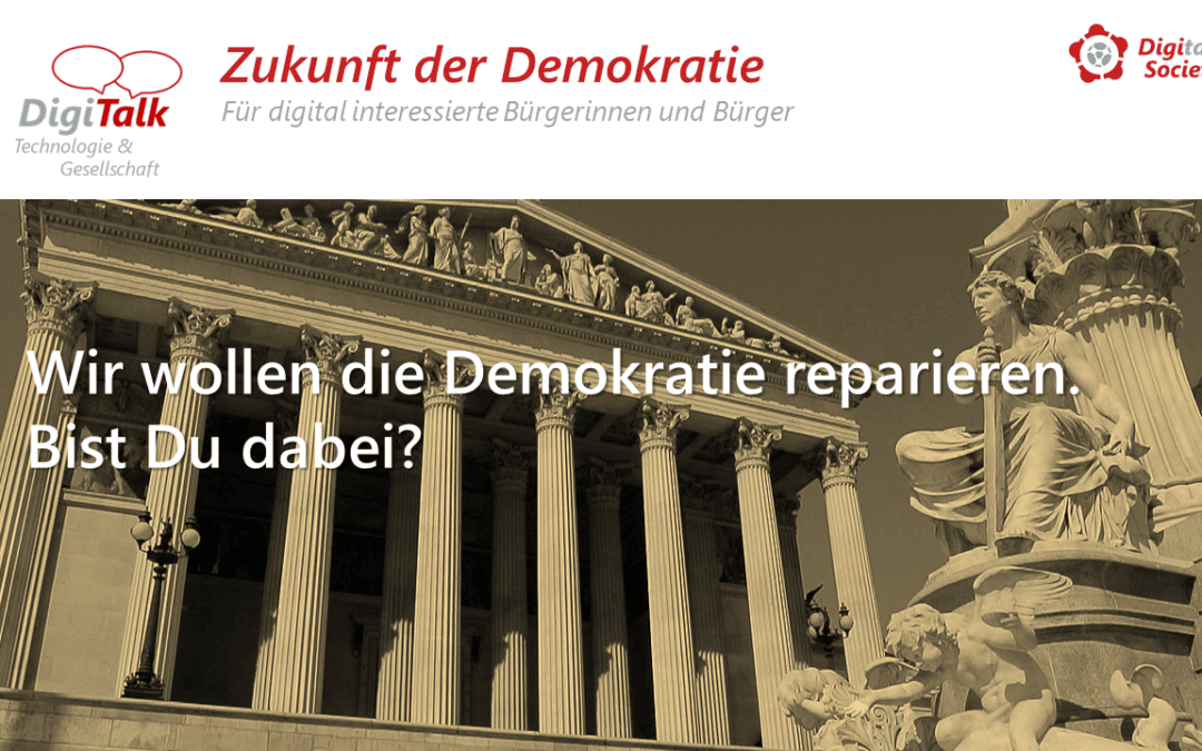 Wir wollen die Demokratie reparieren. Bist Du dabei?