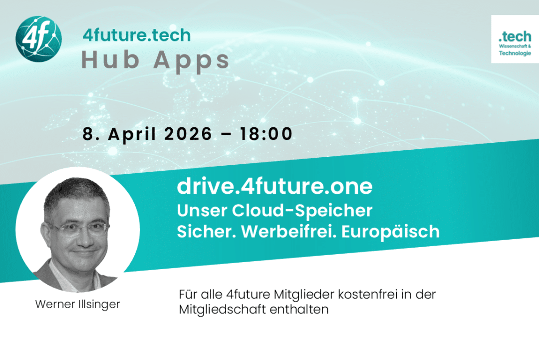 4future.tech club | Hub Apps: drive.4future.one | 08.04.2026