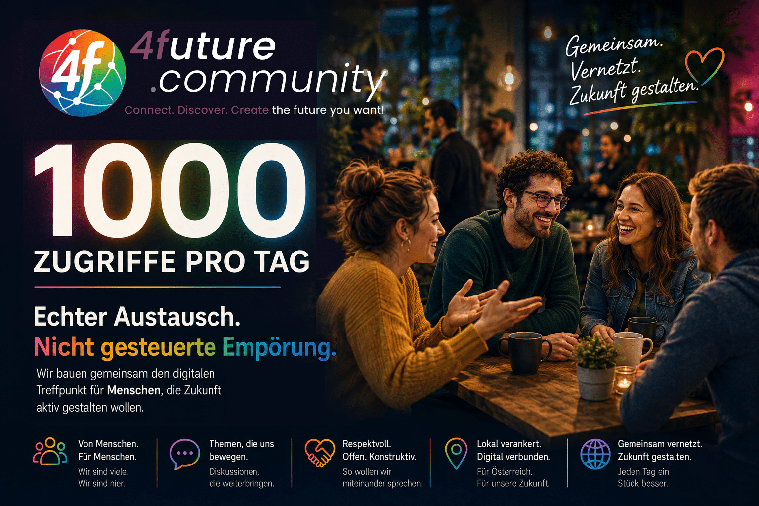 1000 Zugriffe auf forum.4future.community