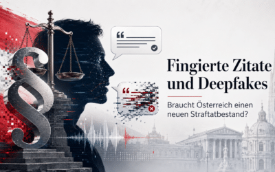 Fingierte Zitate und Deep Fakes: Braucht das österreichische Strafrecht einen neuen Tatbestand?