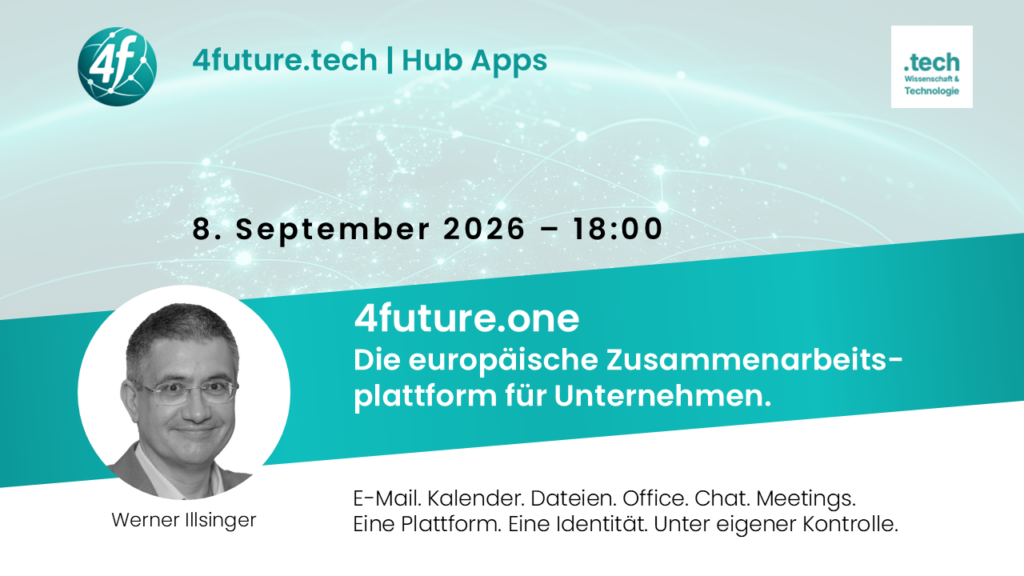 Vorstellung 4future.one – die europäische Zusammenarbeitsplattform